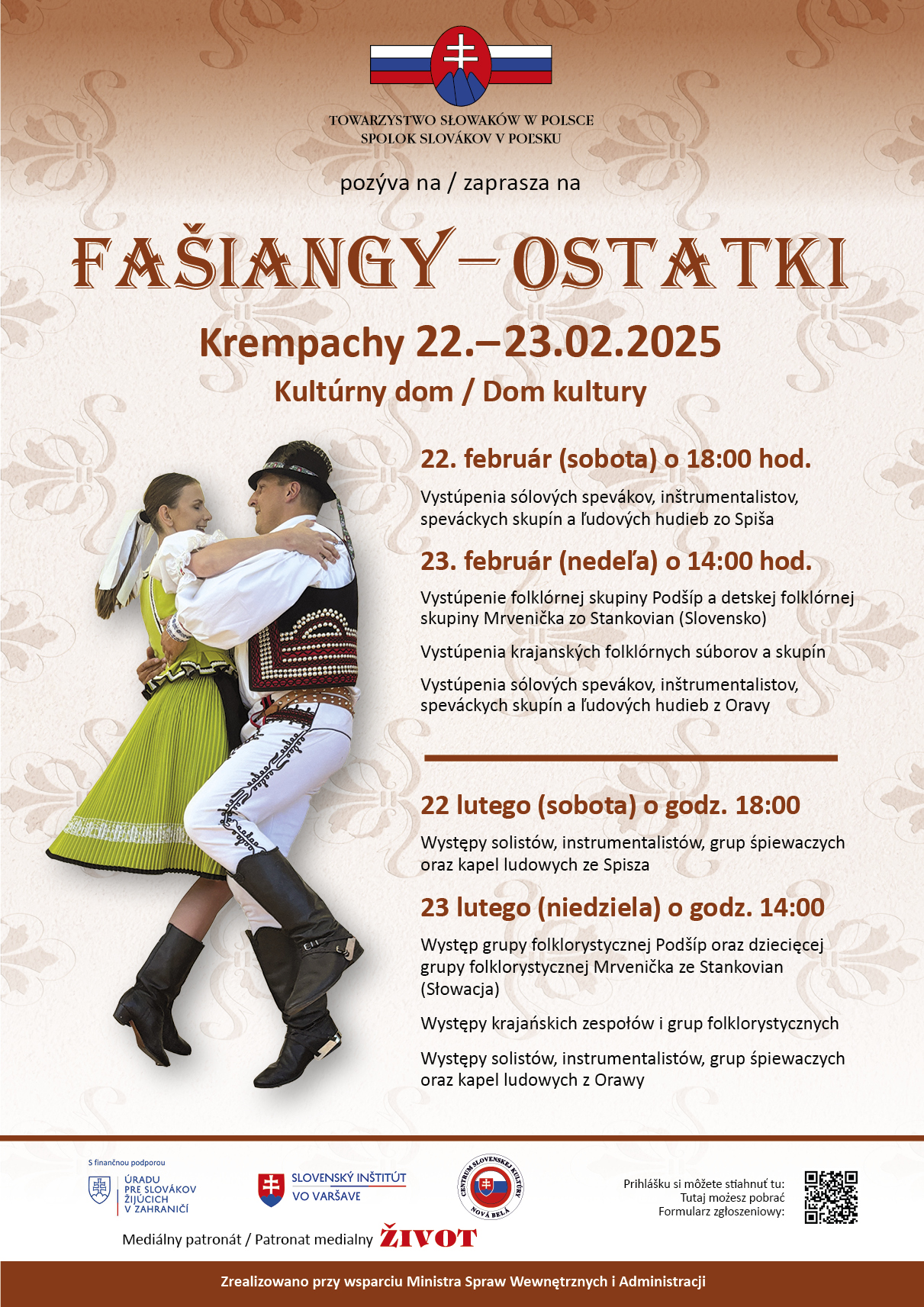 plagát k podujatiu, info v texte