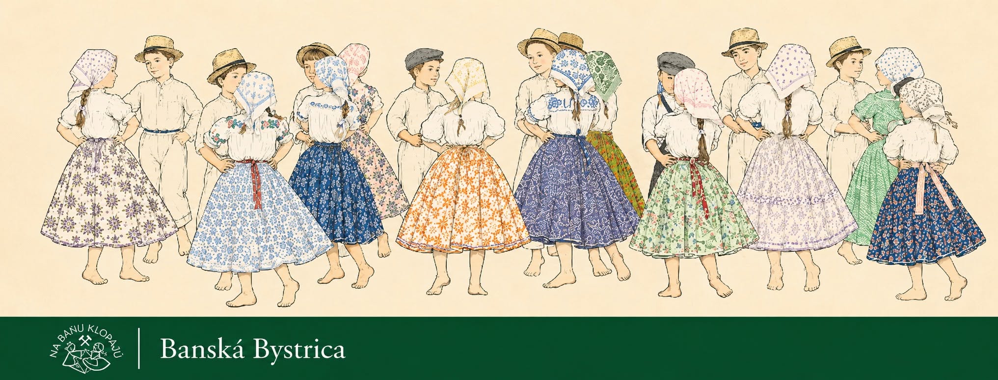 Detský folklórny festival Na baňu klopajú