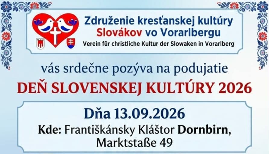 Deň slovenskej kultúry 2026