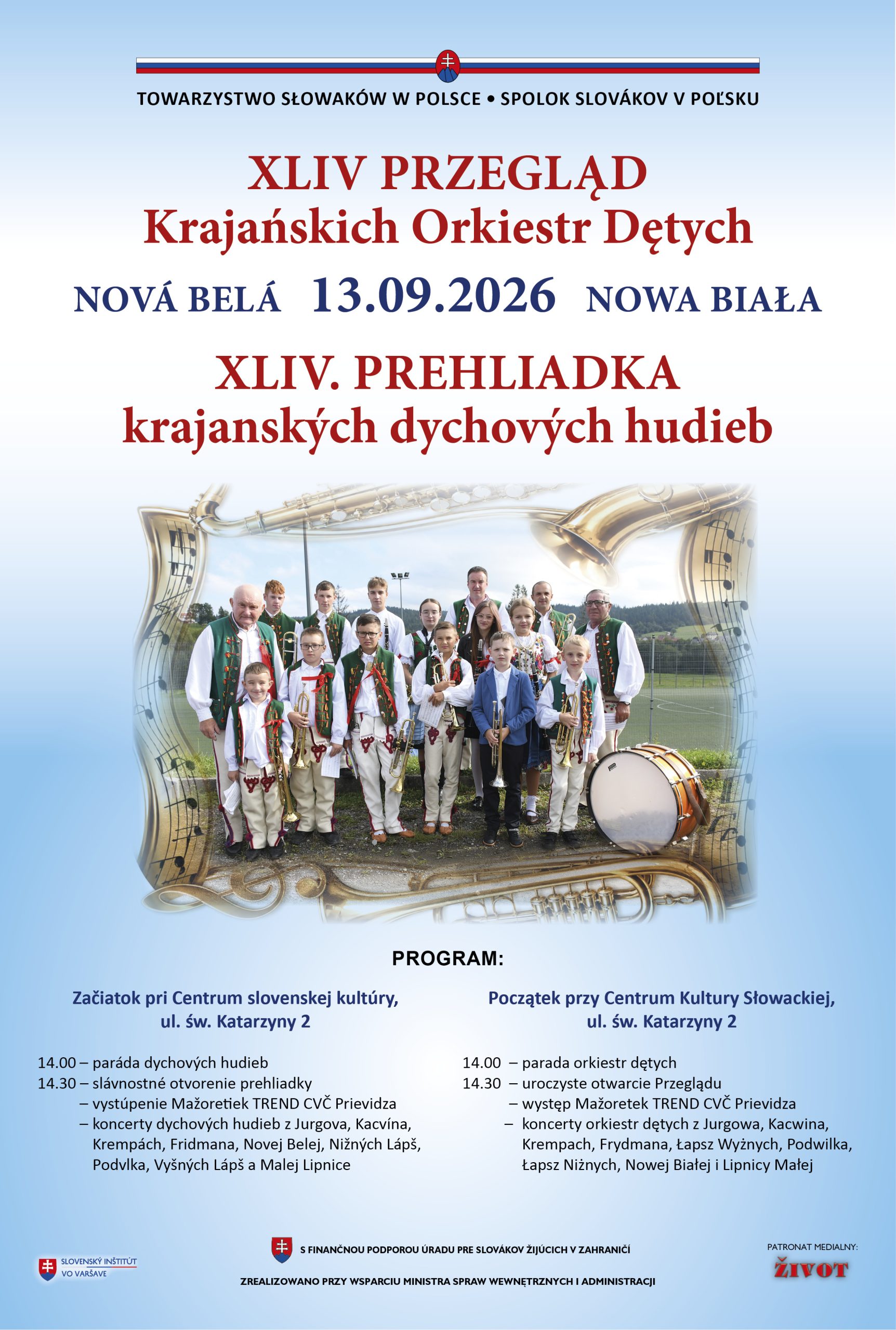 Prehliadka krajanských dychových hudieb